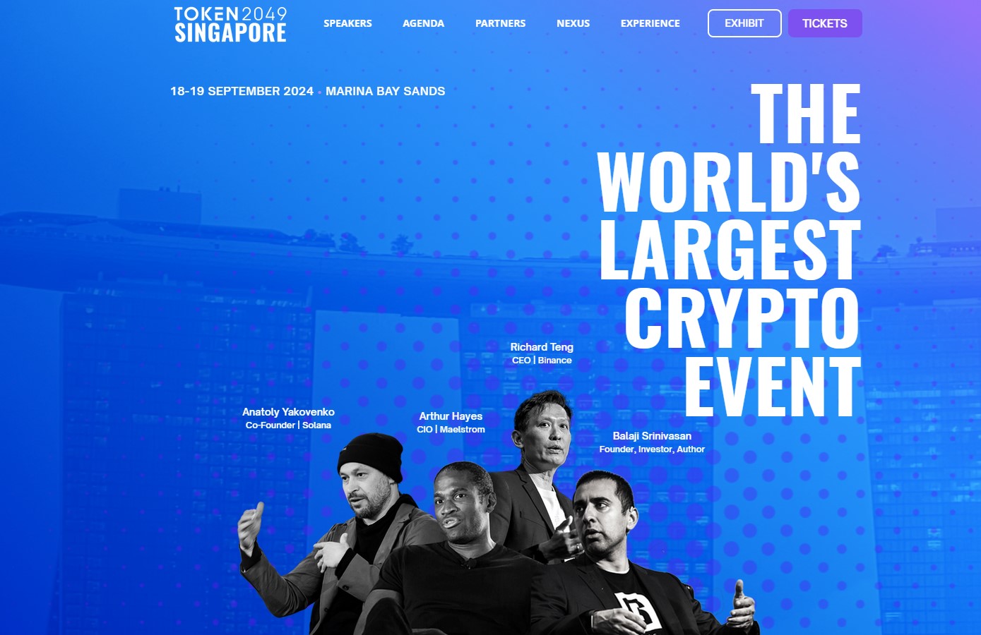 Token 2049 Event in Singapur